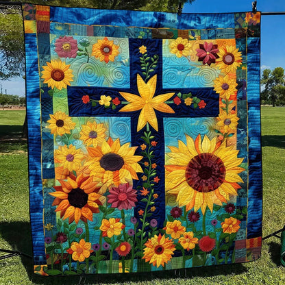 Sunlit Cross Blanket - D246 - Premium Blanket