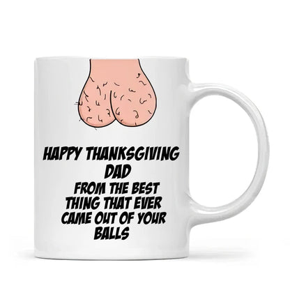 Happy Thanksgiving Dad Mug