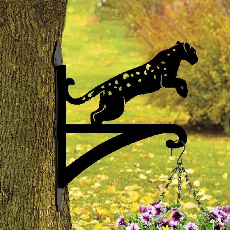 Leopard Metal Hanging Bracket Plant Stand PS118