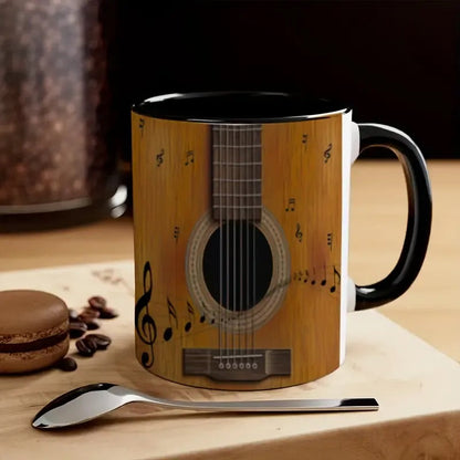 Unique Guitar Ceramic Coffee Mug