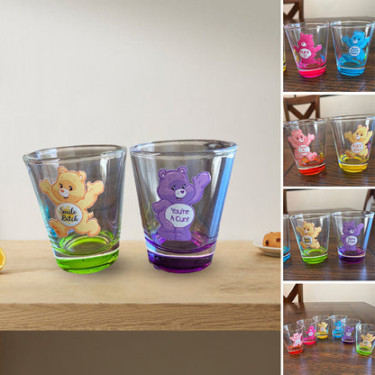 Swear Bears Shot Glasses - 6 Pieces