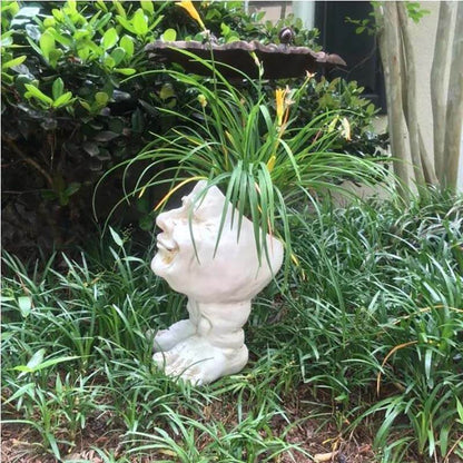 Muggly's The Face Statue Planter