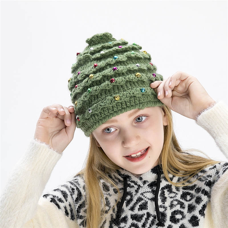 Christmas Tree Winter Warm Knitted Hat