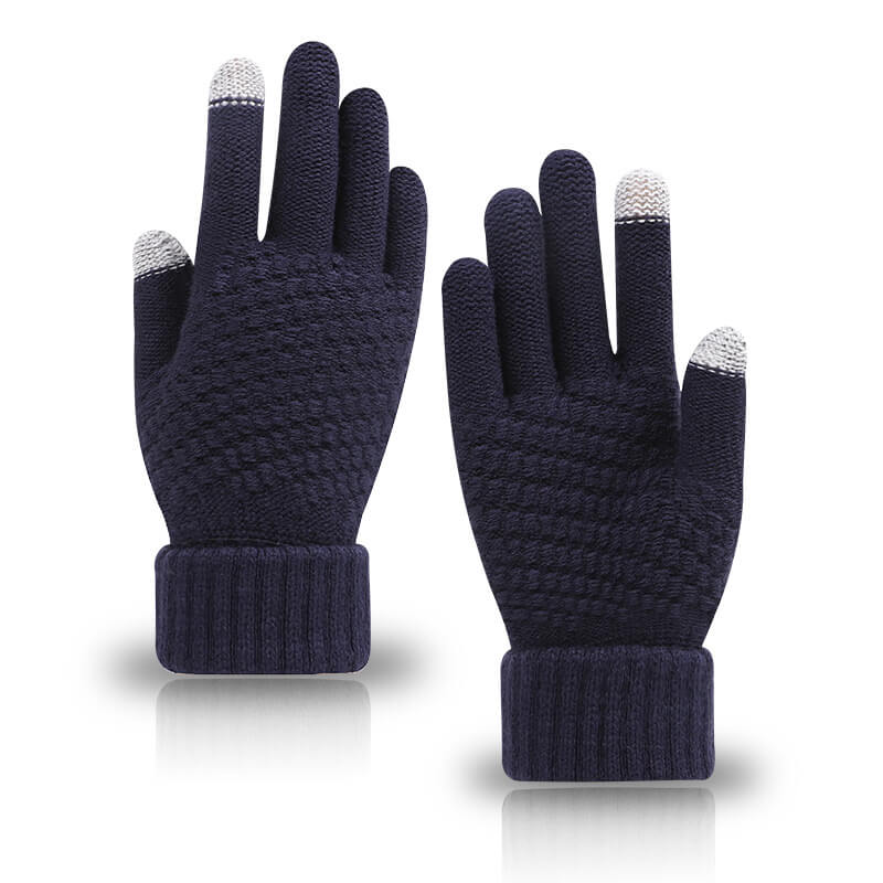 Women's Winter Touchscreen Gloves Warm Fleece Lined Knit Gloves