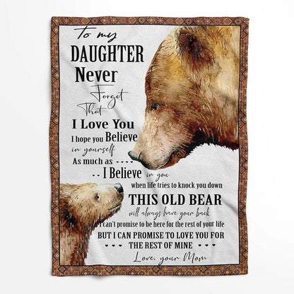 To My Daughter - From Mom - A934 - Premium Blanket