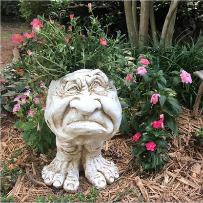 Muggly's The Face Statue Planter