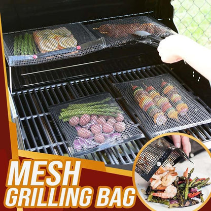 Reusable Non-Stick BBQ Mesh Grilling Bags