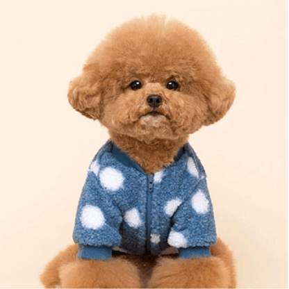 Winter Sales-Warm Fleece Polka Dog Sweater