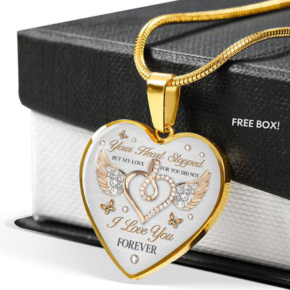 I Love You Forever Heart Necklace