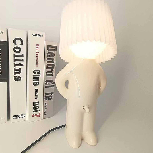 A Little Shy Man Creative Lamp