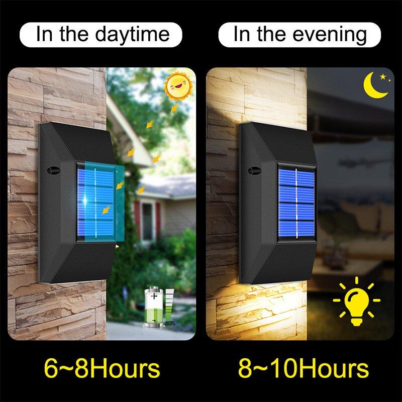 Solar wall lamp outdoor decoration garden courtyard household waterproof wall lamp