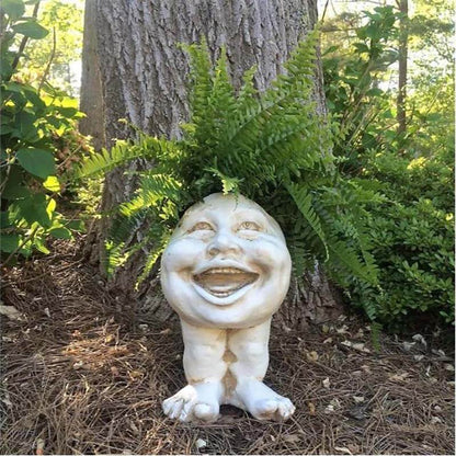 Muggly's The Face Statue Planter