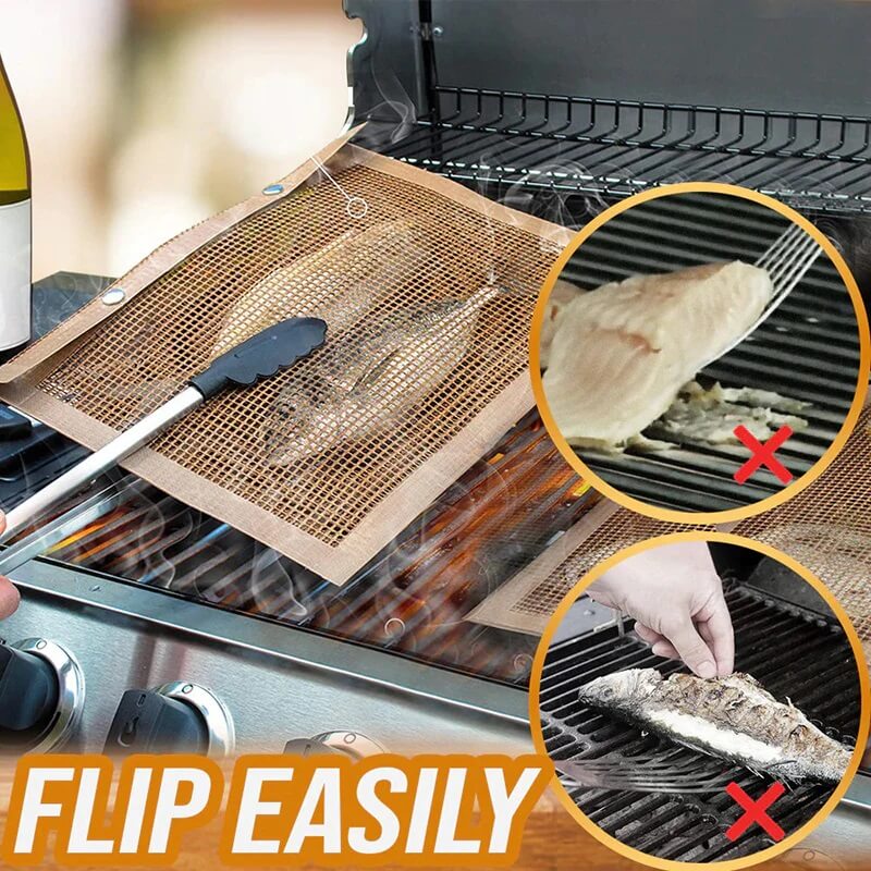 Reusable Non-Stick BBQ Mesh Grilling Bags