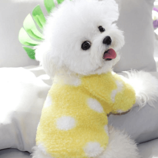 Winter Sales-Warm Fleece Polka Dog Sweater