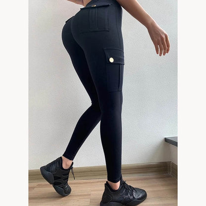 Women's Pocket Sexy Stretch Leggings Fitness Track Pants