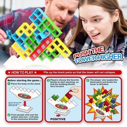 Team Tower Game For Kids & Adults