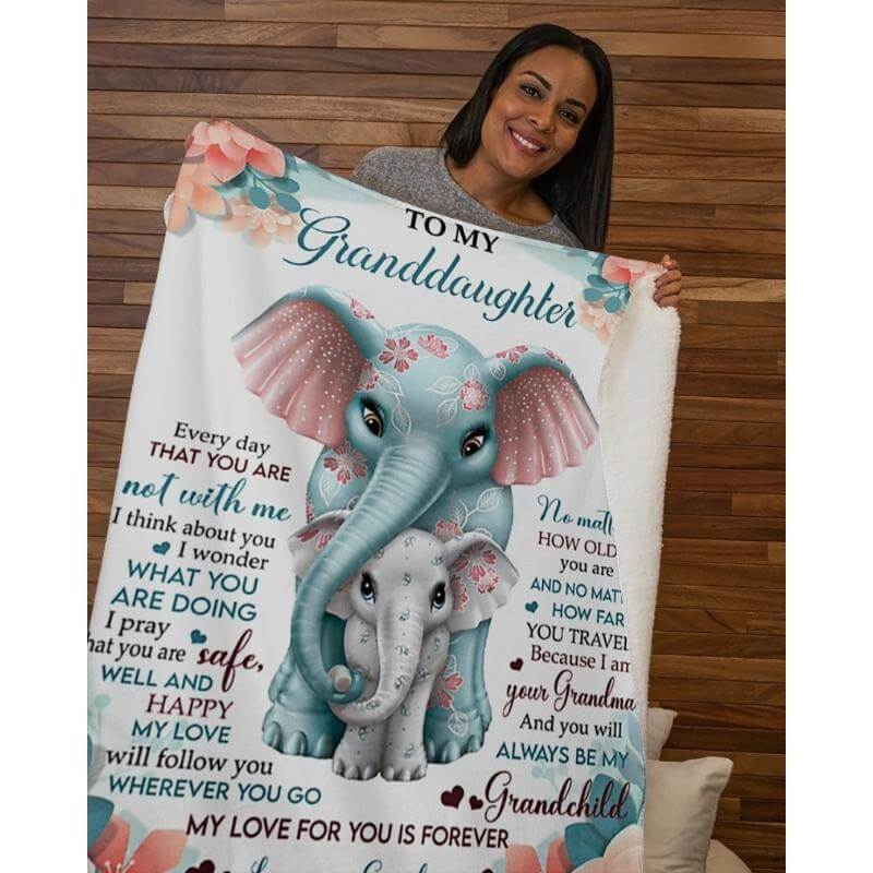 To My Granddaughter - From Grandma - A335 - Premium Blanket