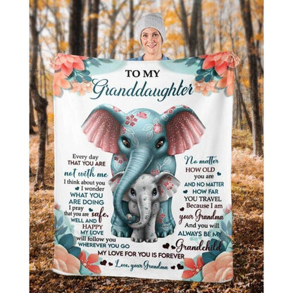 To My Granddaughter - From Grandma - A335 - Premium Blanket