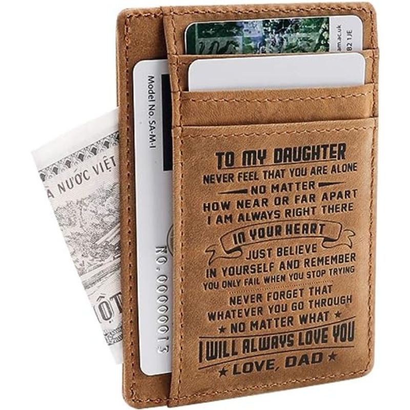 Dad To Daughter - No Matter What I Will Always Love You - Card Wallet