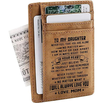 Mom To Daughter - No Matter What I Will Always Love You - Card Wallet