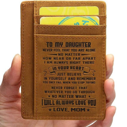 Mom To Daughter - No Matter What I Will Always Love You - Card Wallet