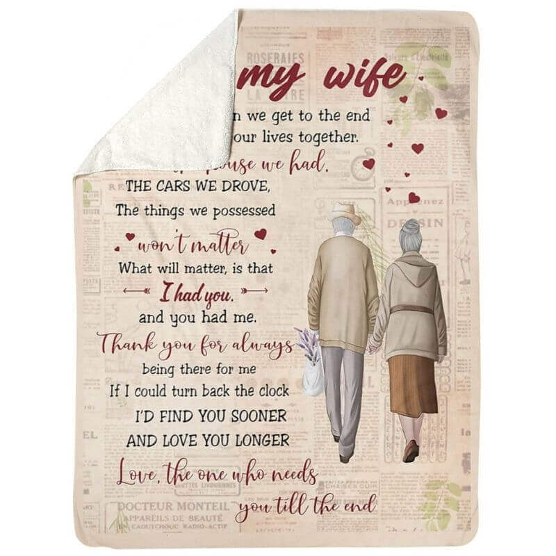 To My Wife - From Husband - A359 - Premium Blanket