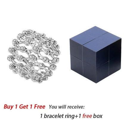 【Buy 1 Get 1 Free】Creative S925 Silver Ring, Bracelet And Puzzle Jewelry Box