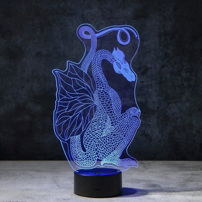 Dragon 3D Illusion Lamp