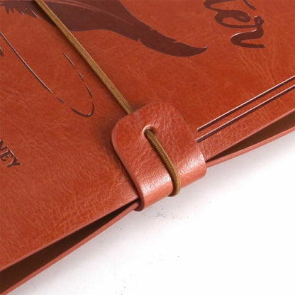 To My Husband - Meeting You was Fate - Engraved Leather Journal Notebook