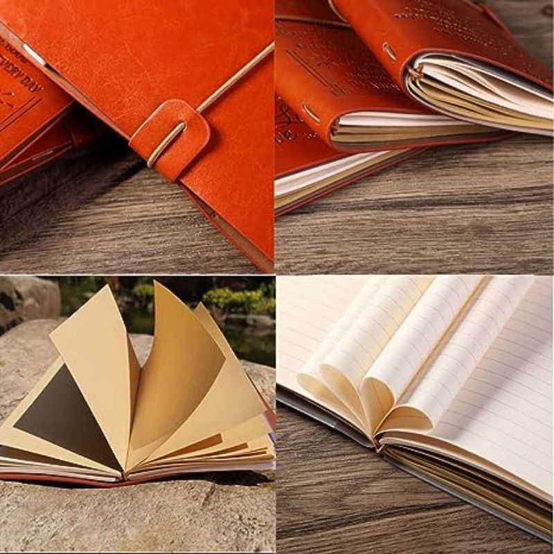 Meeting You was Fate - Engraved Leather Journal Notebook