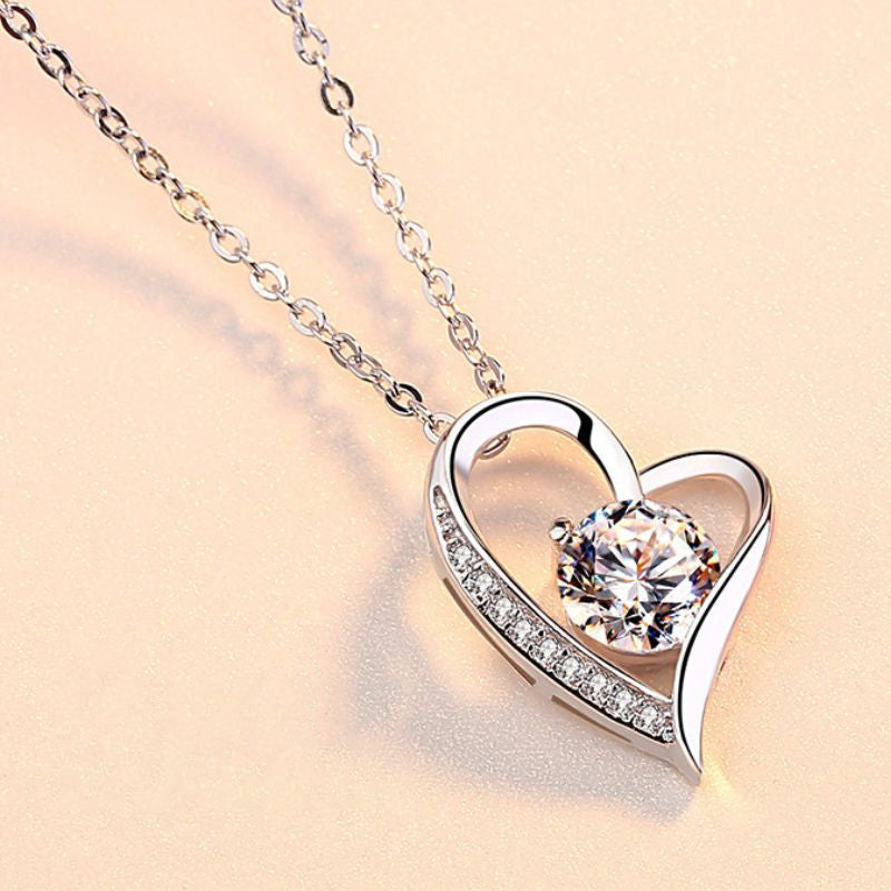 To My Beautiful Daughter - Always Keep Me in Your Heart - Forever Love Necklace