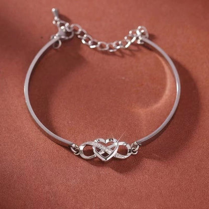 To My Daughter - Always Keep Me in Your Heart - Infinity Bracelet