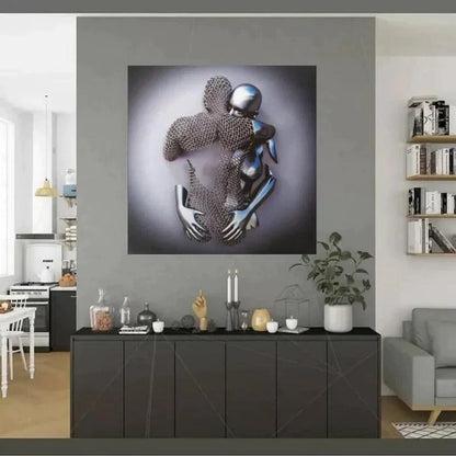 Love Heart Gray - 3D Art Wall💞The Most Romantic Way to Express Your Love💞