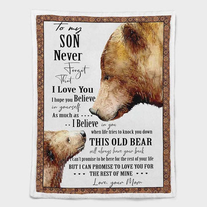 To My Son - From Mom - A934 - Premium Blanket