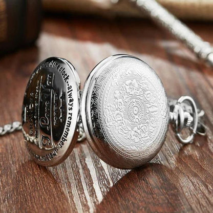 To My Grandpa - Vintage Pendant Pocket Watch