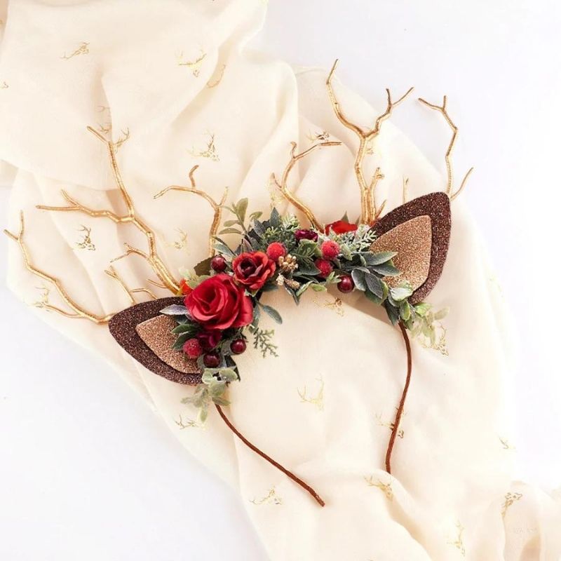 Reindeer Headband Christmas Reindeer Antler