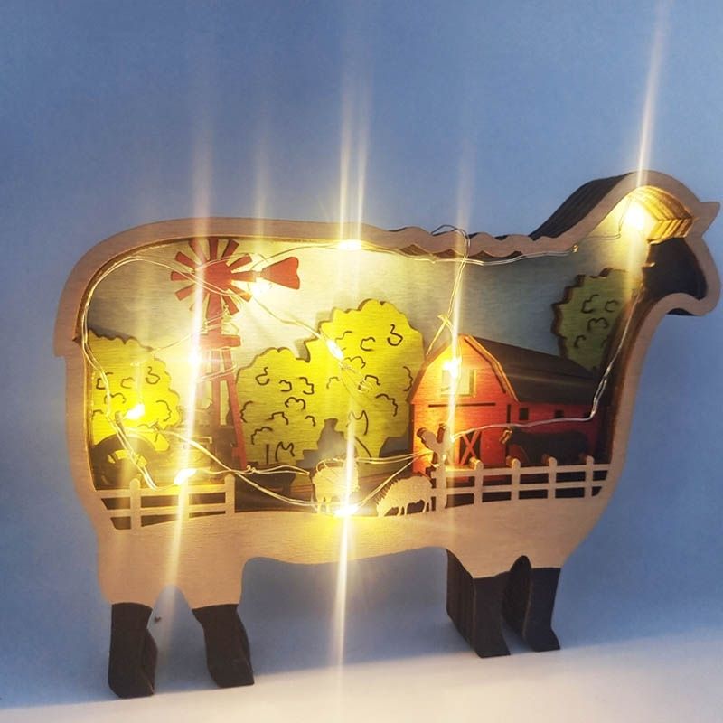 Animal Farm Carving Handcraft Gift