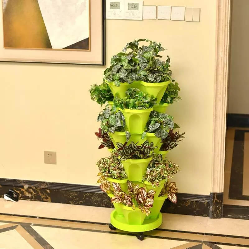 Stand Stacking Planters Strawberry Planting Pots