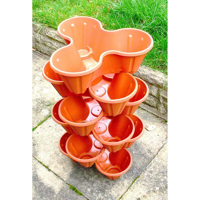 Stand Stacking Planters Strawberry Planting Pots