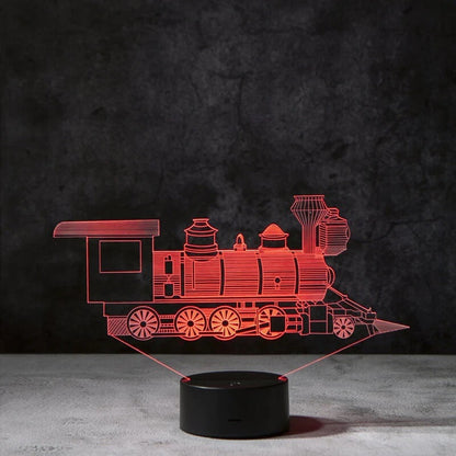 Train 3D Illusion Lamp