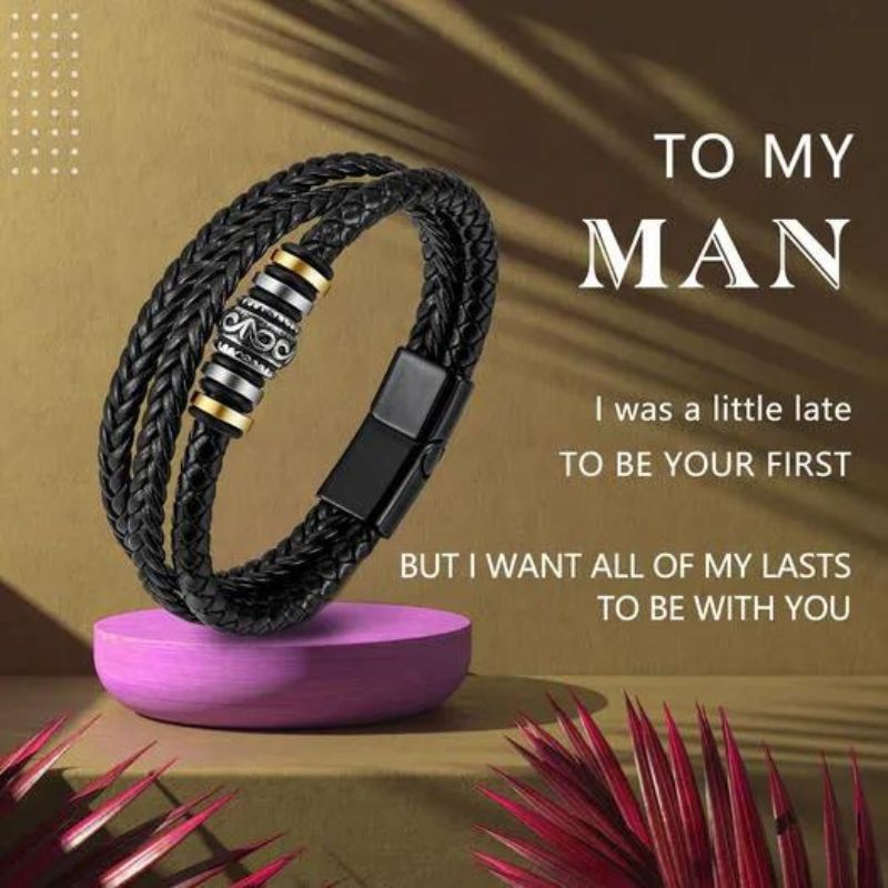 To My Man - I Want All Of My Lasts To Be With You - Vintage Bracelet