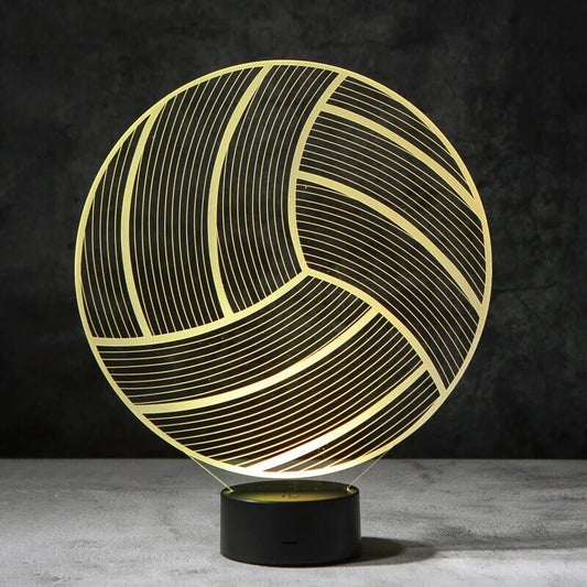 Volleyball 3D Illusion Lamp