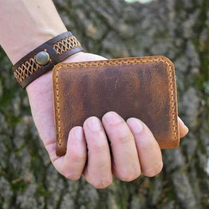 To My Son From Mom - Leather Bifold Wallet