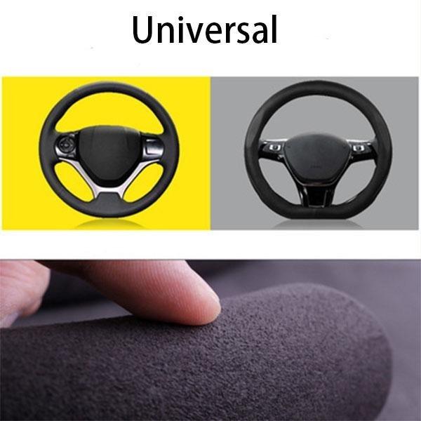 Car Anti-Skid Plush Steering Wheel Cover(2PCS)