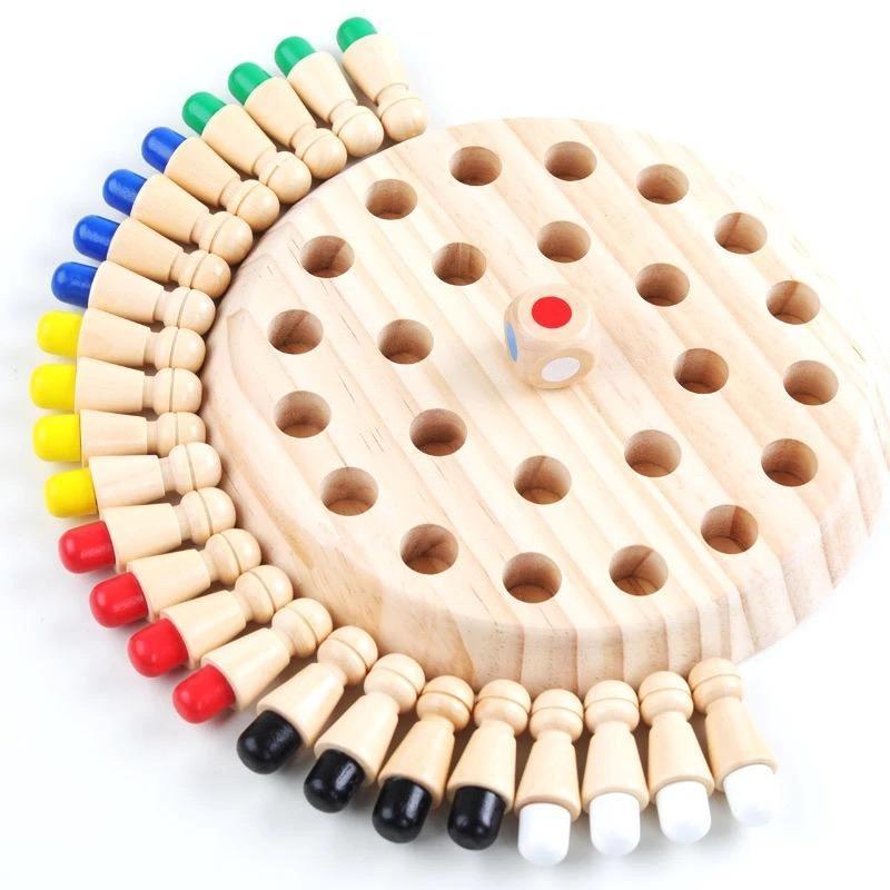 Wooden Memory Match Stick Chess