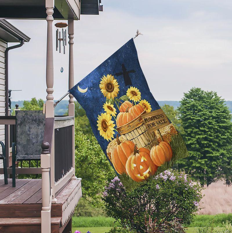 Pumpkins for Sale - Sunflowers Flag